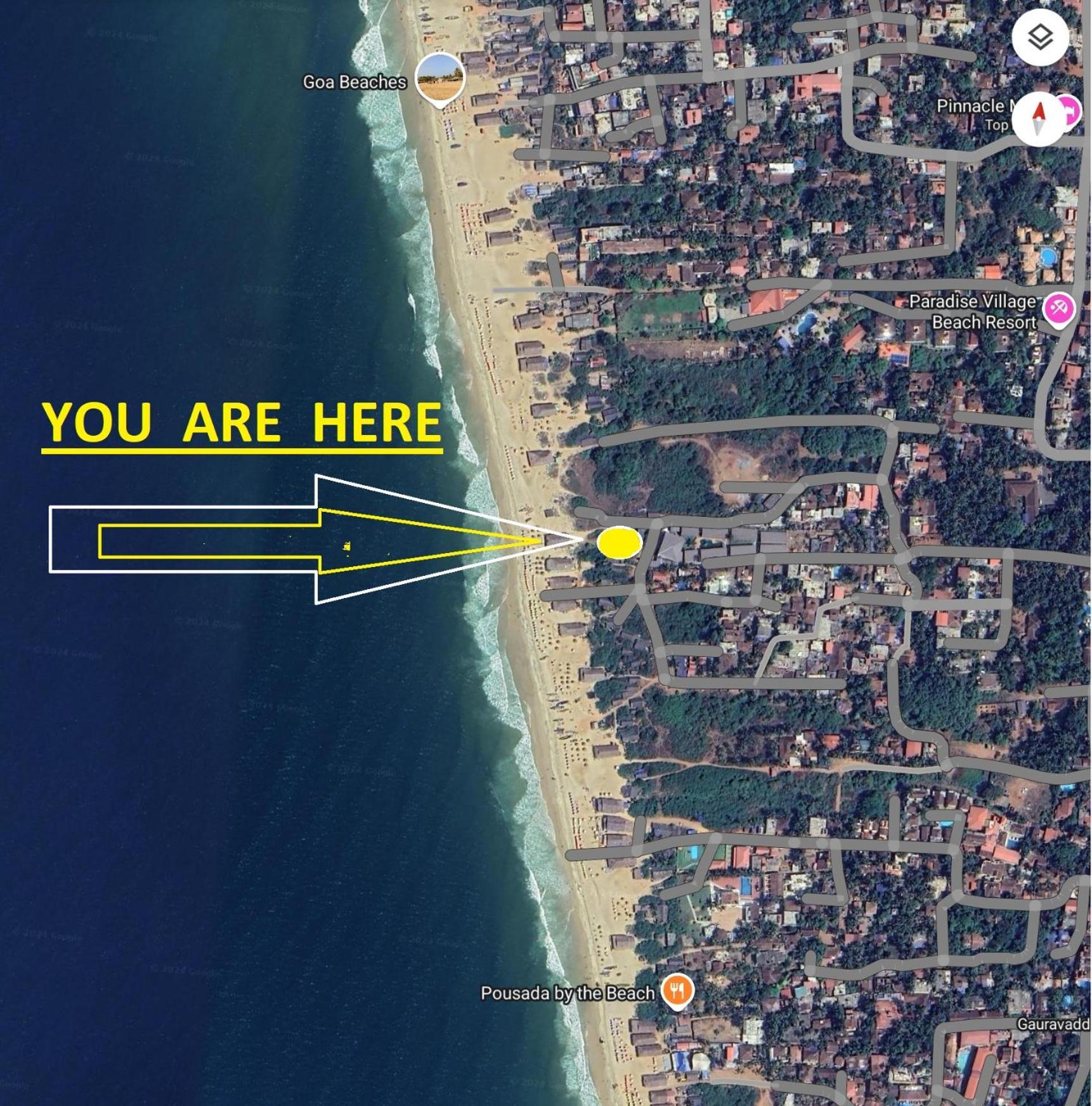 Yash-Deep 100 Meter Calangute Beach Walking Ngoại thất bức ảnh